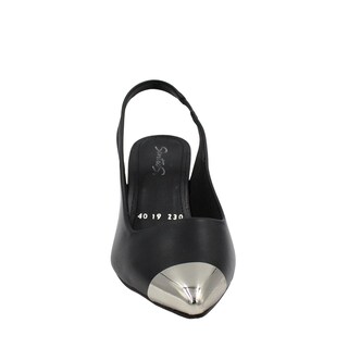 Foto 3 | Foto 3 | Zapatilla Básica Puntal Con Punta Metálica Y Tacón Bajito Jannet