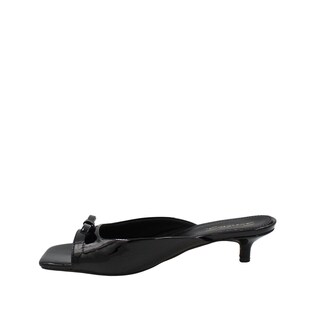 Foto 4 | Foto 4 | Sandalia Con Tacón Bajito De Charol Con Punta Cuadrada Y Moño Jane