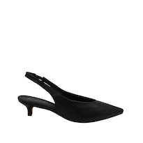 Zapatilla Destalonada Puntal Básica De Tacón Bajito Para Dama Julia