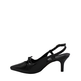 Foto 4 | Foto 4 | Zapatillas Puntales Destalonadas Con Tacón Bajito Y Moño Fernanda