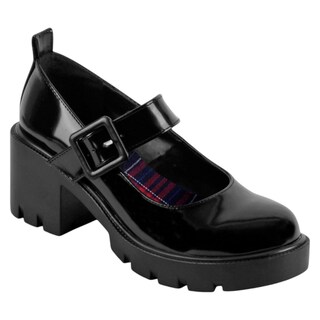 Foto 1 | Foto 1 | Mary Jane Exterior Piel Vegana Color Negro Para Mujer De Rbcollection