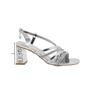 Foto 3 | Foto 3 | Zapatilla Sandalia Plata Wildcat Tiras Broche Color Plateado Plateado