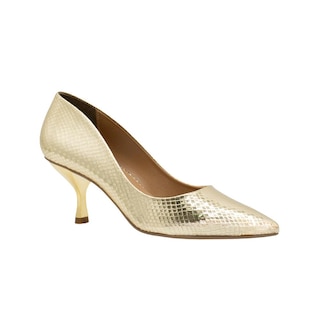 Foto 1 | Foto 1 | Zapatilla Salamandra Para Dama Stiletto Oro Ingles Dorado