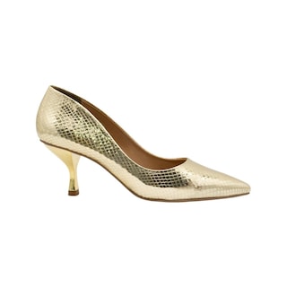 Foto 3 | Foto 3 | Zapatilla Salamandra Para Dama Stiletto Oro Ingles Dorado