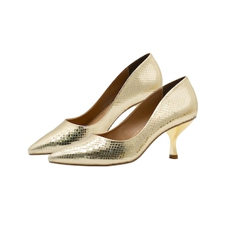 Foto 7 | Foto 7 | Zapatilla Salamandra Para Dama Stiletto Oro Ingles Dorado