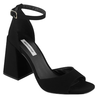 Foto 1 | Foto 1 | Sandalia Con Tacón Exterior Textil Color Negro Para Mujer De Rbcollection