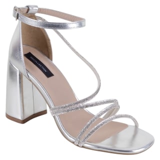 Foto 1 | Foto 1 | Sandalia Con Tacón Exterior Sintético Color Plata Para Mujer De Rbcollection