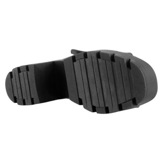 Foto 4 | Foto 4 | Sandalia Con Tacón Exterior Charol Color Negro Para Mujer De Rbcollection