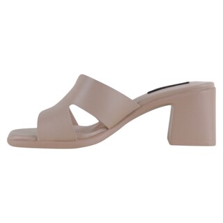 Foto 3 | Foto 3 | Sandalia Con Tacón Exterior Piel Vegana Color Beige Para Mujer De Rbcollection