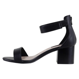 Foto 4 | Foto 4 | Sandalia Con Tacón Exterior Piel Vegana Color Negro Para Mujer De Rbcollection