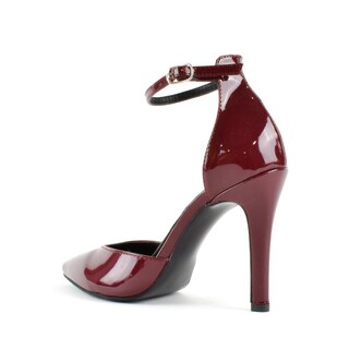 Foto 2 | Foto 2 | Zapatilla Tacón Puntal Casual 10cm De Mujer Walki Cristen Vino