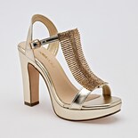 Moramora Zapatillas De Fiesta Para Mujer Dorado