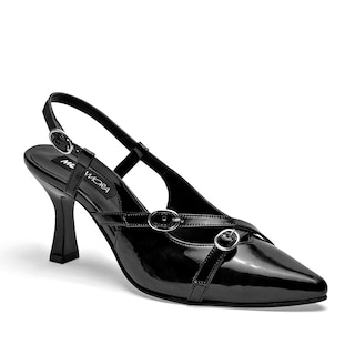 Foto 1 | Foto 1 | Moramora Zapatilla Para Mujer Negro Charol