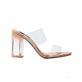 Foto 2 | Foto 2 | Tacón Transparente Cristal 8cm Para Mujer Walki Samantha Beige