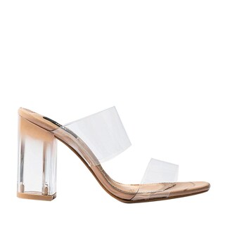Foto 1 | Foto 1 | Tacón Transparente Cristal 8cm Para Mujer Walki Samantha Beige