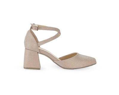 Foto 2 | Foto 2 | Zapatilla Color Oro Brillos Material Sintético