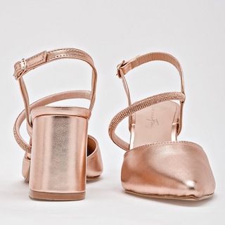 Foto 4 | Foto 4 | Dayana Foncy Zapatillas De Fiesta Para Mujer Dorado Rosa