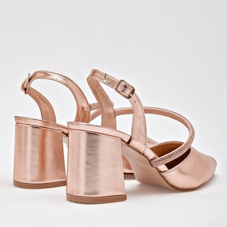 Foto 5 | Foto 5 | Dayana Foncy Zapatillas De Fiesta Para Mujer Dorado Rosa