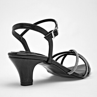 Foto 4 | Foto 4 | Lady One Zapatillas De Fiesta Para Mujer Negro Plata