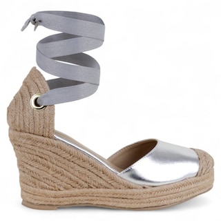 Foto 2 | Foto 2 | Tacón Puente Exterior Sintético Color Plata Para Mujer De Rbcollection