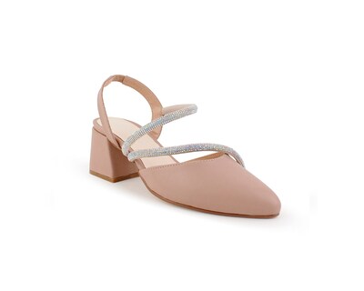 Foto 1 | Foto 1 | Zapatilla Color Nude Pedrería Material Sintético