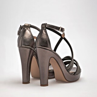 Foto 4 | Foto 4 | Mary Cecy Zapatillas De Fiesta Para Mujer Gris