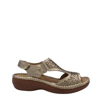 Sandalia De Confort En 100% Piel Diseño Laser Senties Eugenia