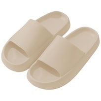 Sandalias Antideslizantes Bluelander Beige Con Plataforma