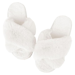 Foto 1 | Foto 1 | Pantuflas Antideslizantes Bluelander Blanco Cruzadas
