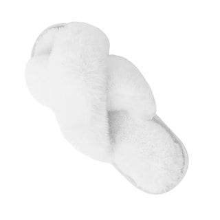 Foto 3 | Foto 3 | Pantuflas Antideslizantes Bluelander Blanco Cruzadas