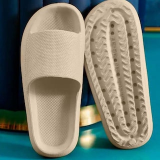 Foto 4 | Foto 4 | Sandalias Antideslizantes Bluelander Beige Con Plataforma