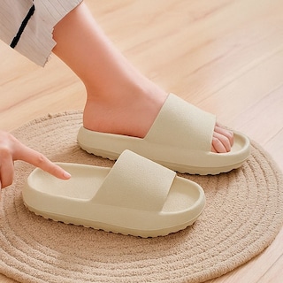 Foto 5 | Foto 5 | Sandalias Antideslizantes Bluelander Beige Con Plataforma