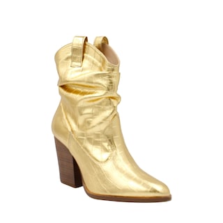 Foto 2 | Foto 2 | Botín Vaquero Metálico En Tendencia Senties Goldie