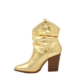 Foto 4 | Foto 4 | Botín Vaquero Metálico En Tendencia Senties Goldie