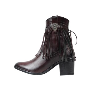 Foto 3 | Foto 3 | Botas Vaqueras Mujer Sttivali 7075 Vino