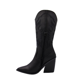 Foto 4 | Foto 4 | Botas Vaqueras Básicas Debajo De La Rodilla En Tendencia Dolly