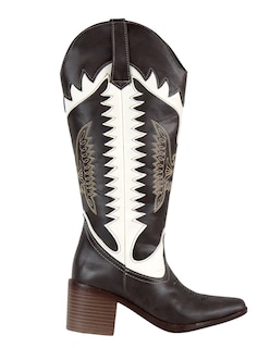 Foto 1 | Foto 1 | Bota Vaquera Alta Tacon Cuadrado Juvenil Moda Cowboy