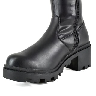 Foto 8 | Foto 8 | Botas Combat Chunky 6cm Plataforma Para Mujer Mod Maya Negro