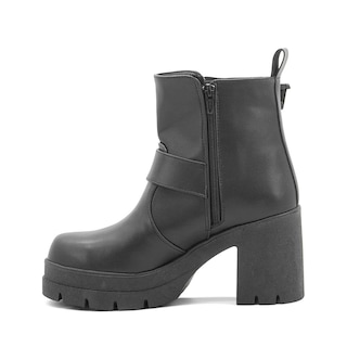 Foto 6 | Foto 6 | Botín Wildcat Para Mujer Ajuste Hebilla Antiderrapante Negro Negro