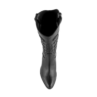 Foto 4 | Foto 4 | Bota Vaquera Tacón Moda 7cm Para Mujer Walki Josefina Negro