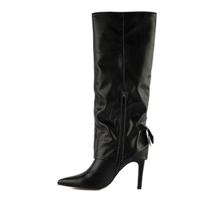 Foto 4 | Foto 4 | Bota Alta Moda Tacón Puntal 9cm Para Mujer Walki Ivonne Negro