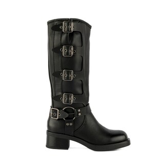 Foto 1 | Foto 1 | Bota Vaquera Tacón Moda 5cm Para Mujer Walki Ruth Negro