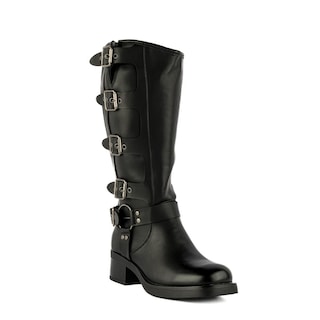 Foto 2 | Foto 2 | Bota Vaquera Tacón Moda 5cm Para Mujer Walki Ruth Negro