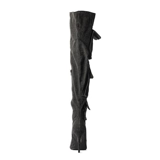 Foto 3 | Foto 3 | Bota Alta Moda Puntal Mezclilla 11cm De Mujer Walki Lorenza Negro