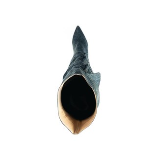Foto 6 | Foto 6 | Bota Alta Moda Puntal Mezclilla 11cm De Mujer Walki Lorenza Azul