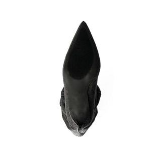 Foto 5 | Foto 5 | Bota Alta Puntal Mezclilla Moda 8cm Para Mujer Walki Raquel Negro