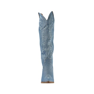 Foto 5 | Foto 5 | Bota Vaquera Tacón Moda 6.5cm Para Mujer Walki Romina Azul Petroleo