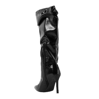 Foto 4 | Foto 4 | Bota Alta Tacón Puntal Moda 10.5cm Para Mujer Walki Margot Negro