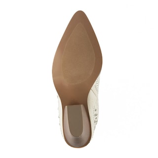 Foto 7 | Foto 7 | Bota Vaquera Brillo Tacón Moda 8.5cm De Mujer Walki Antonia Blanco