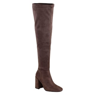 Foto 1 | Foto 1 | Botas Altas Exterior Gamuza Color Café Para Mujer De Rbcollection
